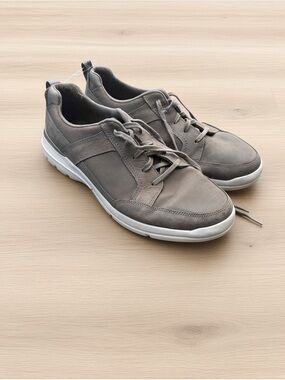 Rockport Men’s Walking Shoes Brown Leather Mesh Size 14